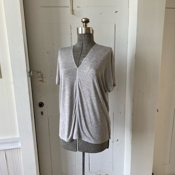 Vince Center Front Seam Oversized Dolman Blouse - Picture 2 of 14